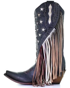 Corral Women's Lamb Stars Inlay & Studs Western Boots - Snip Toe -Western Cowboy 2000340851 400 P3