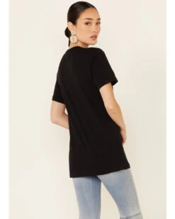 Ali Dee Women's Give Me My Space Cowboy Graphic Short Sleeve Tee  -Western Cowboy 2000345556 001 P4