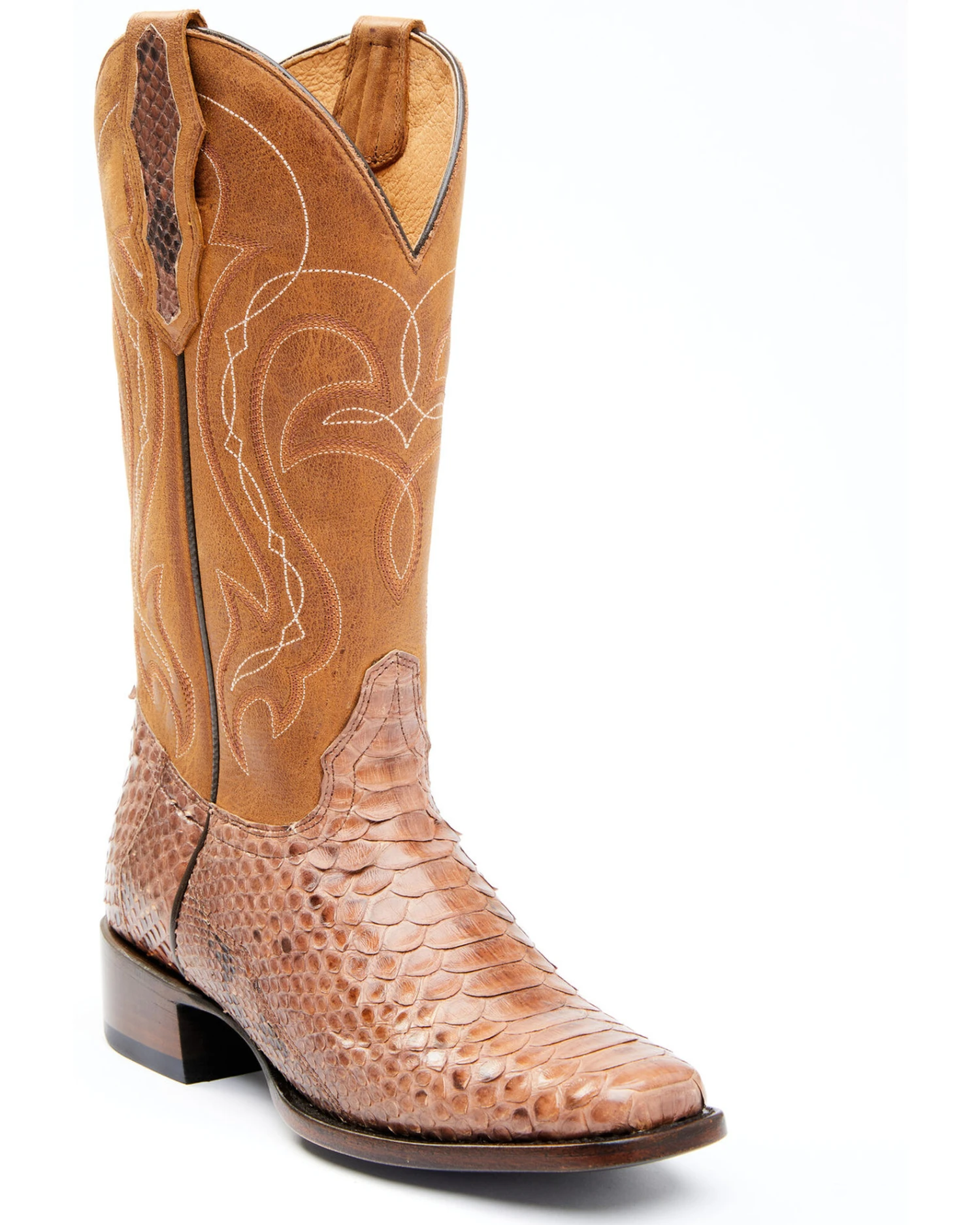 Shyanne Women's Geneva Exotic Snake Skin Western Boots - Square Toe 1 Shyanne Women's Geneva Exotic Snake Skin Western Boots - Square Toe