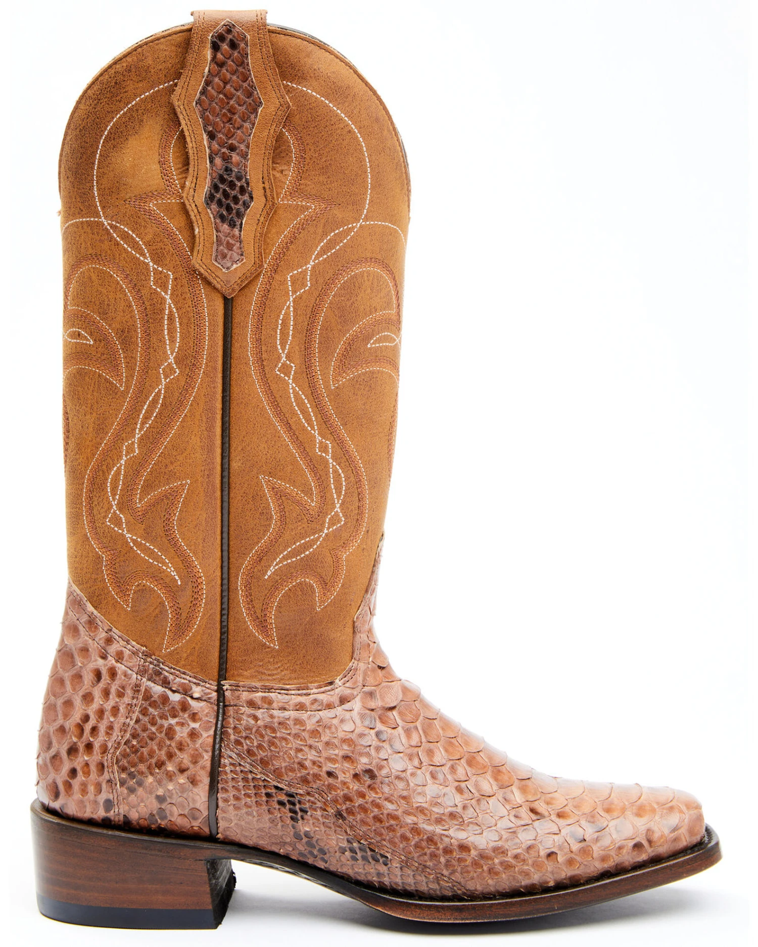 Shyanne Women's Geneva Exotic Snake Skin Western Boots - Square Toe 2 Shyanne Women's Geneva Exotic Snake Skin Western Boots - Square Toe - Image 2