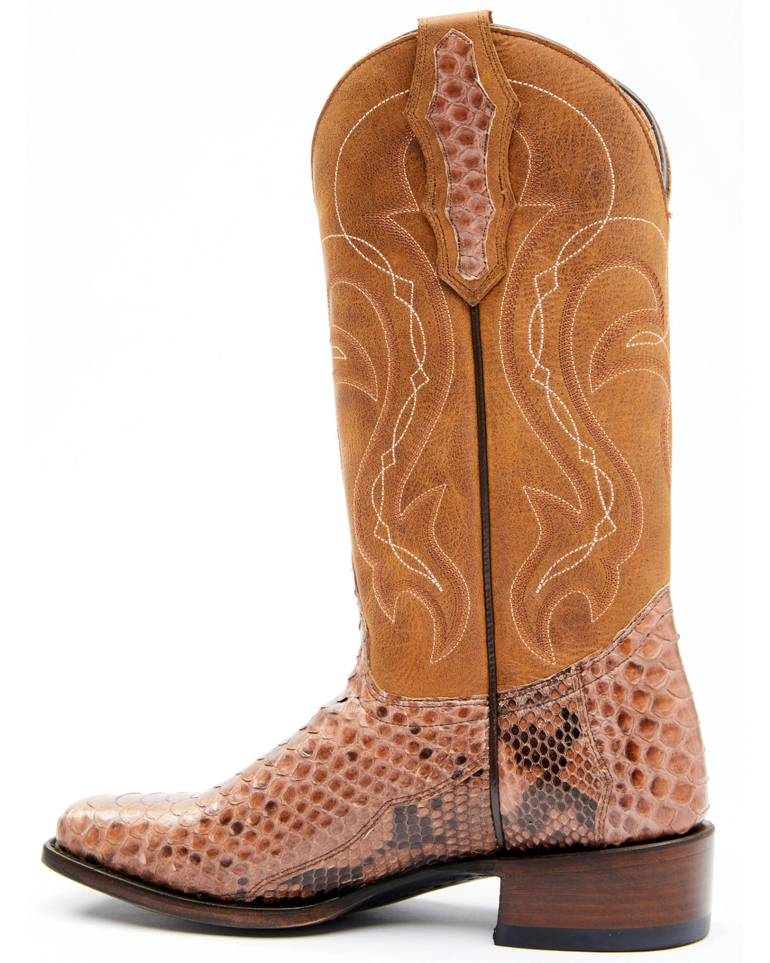 Shyanne Women's Geneva Exotic Snake Skin Western Boots - Square Toe 4 Shyanne Women's Geneva Exotic Snake Skin Western Boots - Square Toe - Image 4