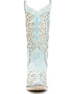 Corral Women's Glitter Inlay Western Boots - Snip Toe -Western Cowboy 2000348271 450 P4