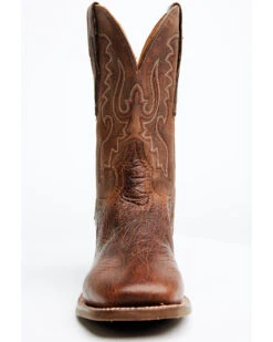 El Dorado Men's Rust Bison Western Boots - Broad Square Toe -Western Cowboy 2000350218 220 P4