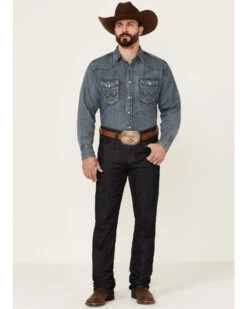 Cody James Men's Heeler Dark Wash Stretch Stackable Straight Leg Jeans