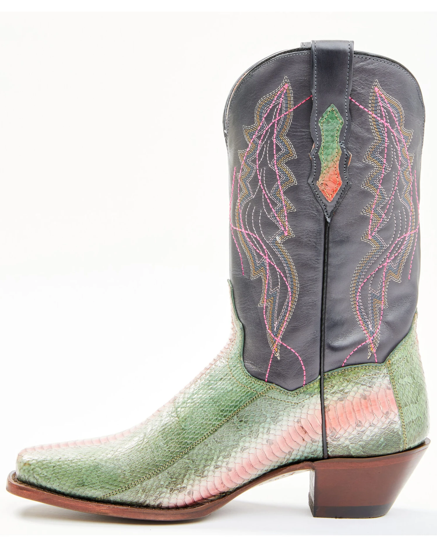 Dan Post Women's Exotic Watersnake Skin Western Boots - Square Toe 3 Dan Post Women's Exotic Watersnake Skin Western Boots - Square Toe - Image 3