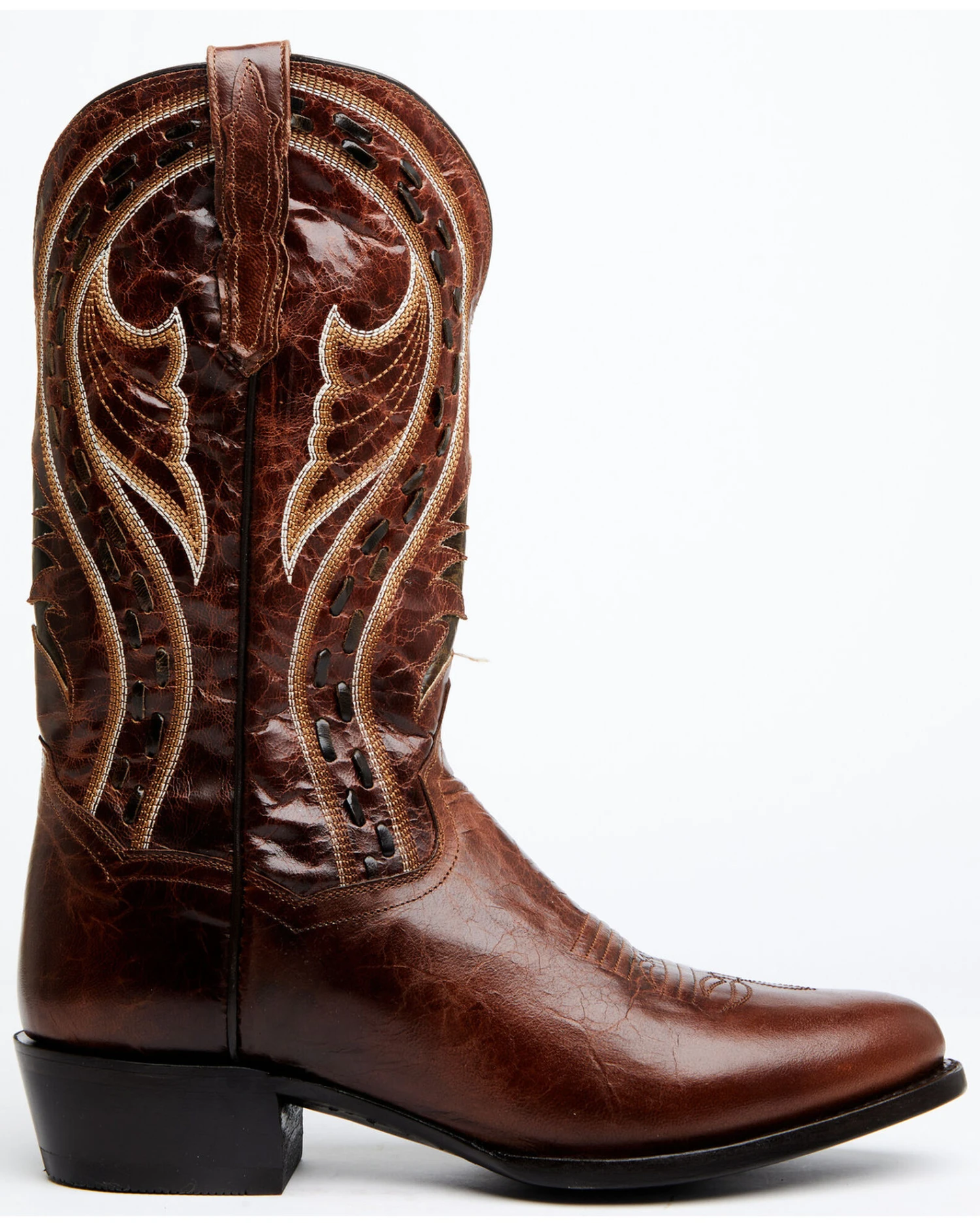 Dan Post Men's Swirled Embroidery Western Boots - Medium Toe 2 Dan Post Men's Swirled Embroidery Western Boots - Medium Toe - Image 2