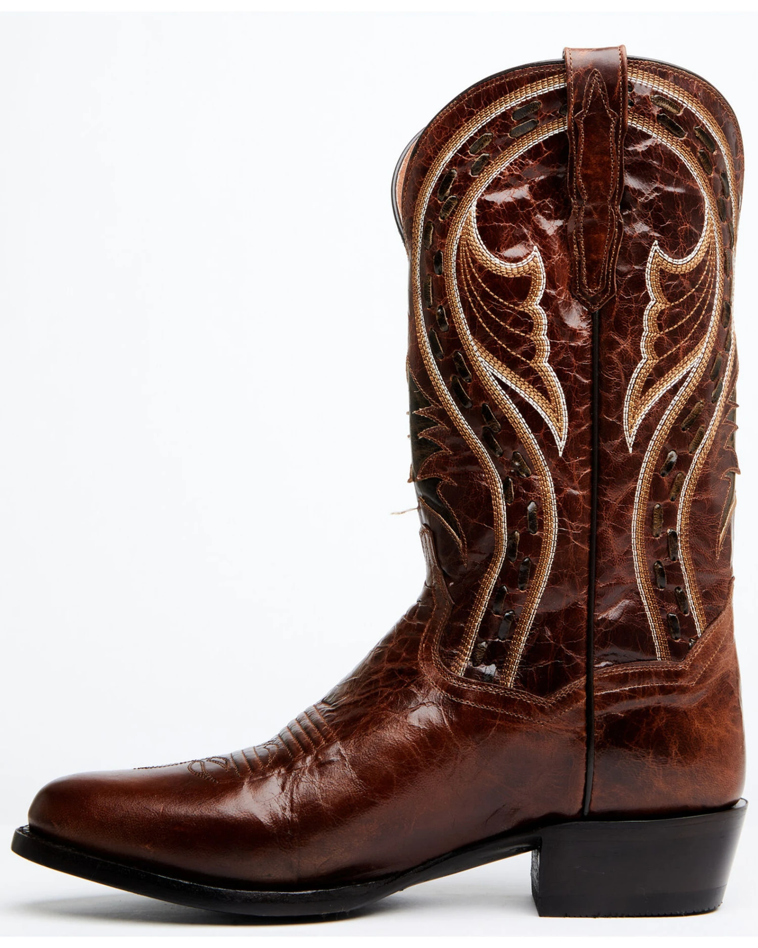 Dan Post Men's Swirled Embroidery Western Boots - Medium Toe 3 Dan Post Men's Swirled Embroidery Western Boots - Medium Toe - Image 3