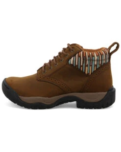 Twisted X Women's 4" All Around Lace-Up Hiking Multi Brown Work Boot - Round Toe  -Western Cowboy 2000356831 200 P3