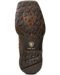 Ariat Boys' Anthem Patriot Easy Fit Distressed Brown Full-Grain Western Boot - Square Toe  -Western Cowboy 2000357345 200 P5