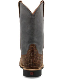Twisted X Boys' Top Hand Western Boots - Broad Square Toe  -Western Cowboy 2000358026 907 P5