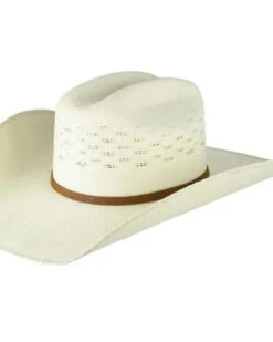 Bailey Men's Natural Big Bend Vented Bangora Wheat Straw Western Hat 