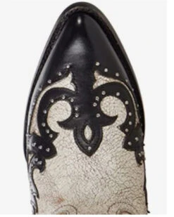 Corral Women's Black Overlay & Studs Western Boots - Pointed Toe -Western Cowboy 2000360137 944 P5