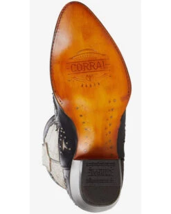 Corral Women's Black Overlay & Studs Western Boots - Pointed Toe -Western Cowboy 2000360137 944 P6