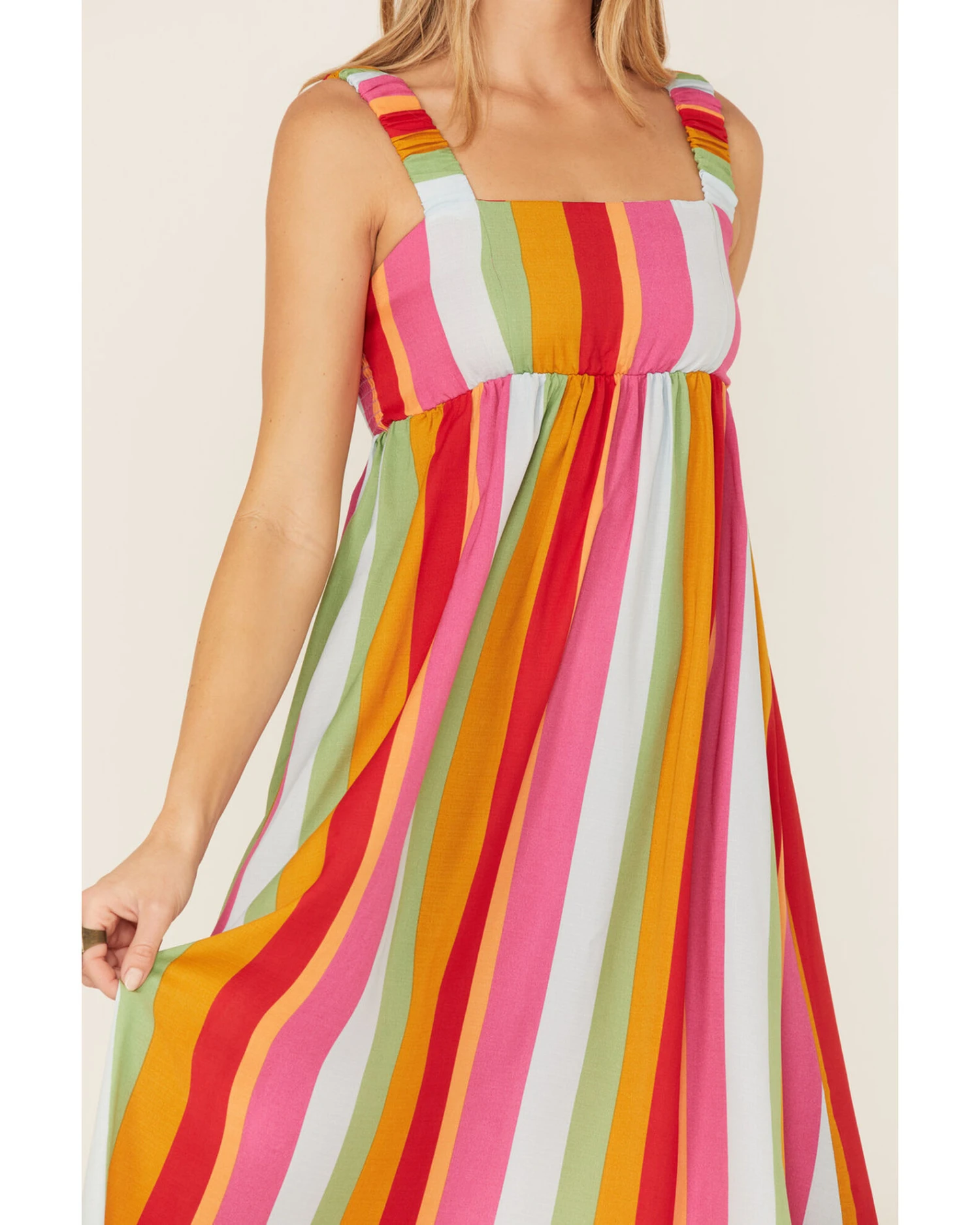 Show Me Your Mumu Women's Multi Fling Midi Dress 3 Show Me Your Mumu Women's Multi Fling Midi Dress - Image 3