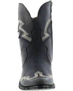 Liberty Black Women's Side Bug & Wrinkle Mosel Short Western Boots - Pointed Toe -Western Cowboy 2000362996 001 P4