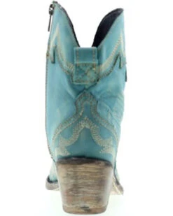 Liberty Black Women's Side Bug & Wrinkle Fontana Crack Short Western Boots - Pointed Toe -Western Cowboy 2000362997 440 P5