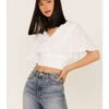 Talisman Women's Venus Swiss Dot Crop Top