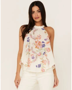 Western Cowboy 22 Free People Women's Emily Printed Tank