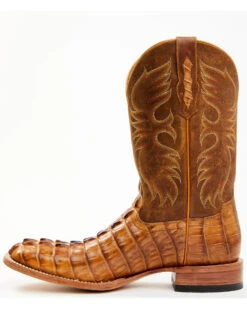 Cody James Men's Caiman Cognac 12" Exotic Western Boots - Broad Square Toe  -Western Cowboy 2000366182 280 P3