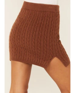 Callahan Women's Cable Knit Genny Mini Skirt -Western Cowboy 2000368492 200 P4