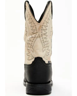 Rocky Men's Rugged Trail Pull On Western Work Boots - Steel Toe  -Western Cowboy 2000368704 944 P5