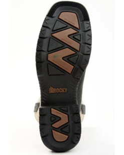 Rocky Men's Rugged Trail Pull On Western Work Boots - Steel Toe  -Western Cowboy 2000368704 944 P7