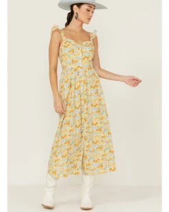 Molly Bracken Women's Sweetheart Midi Dress -Western Cowboy 2000368836 900 P4