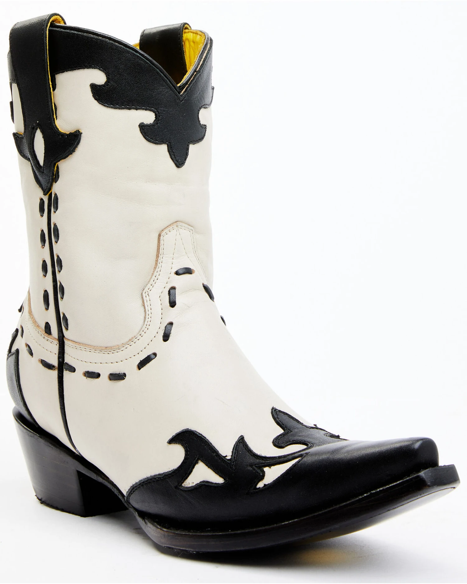 Planet Cowboy Women's Wingtip Leather Western Boot - Snip Toe 1 Planet Cowboy Women's Wingtip Leather Western Boot - Snip Toe