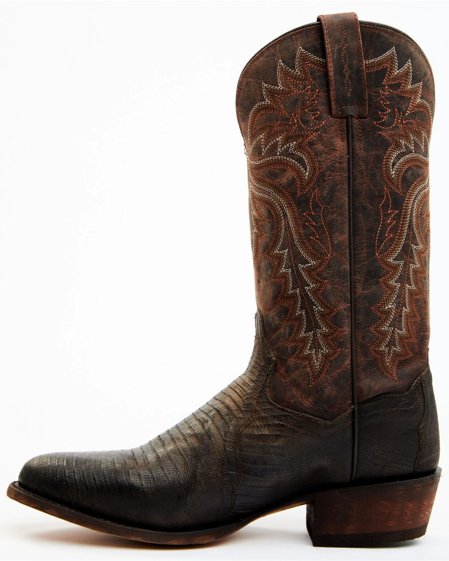 Dan Post Men's Exotic Teju Lizard Leather Tall Western Boots - Round Toe 3 Dan Post Men's Exotic Teju Lizard Leather Tall Western Boots - Round Toe - Image 3