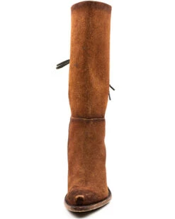 Dan Post Women's Corsette Back Lace Tall Western Leather Boots - Snip Toe -Western Cowboy 2000371097 600 P4