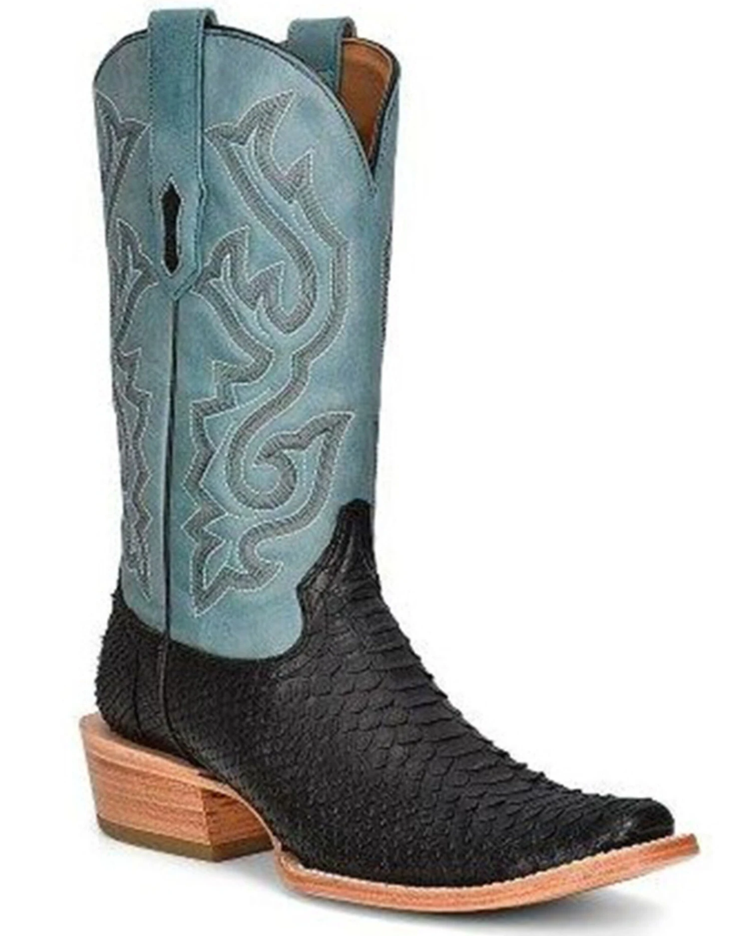 Corral Men's Exotic Python Western Boots - Square Toe 1 Corral Men's Exotic Python Western Boots - Square Toe
