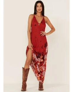 Free People Women's Get To You Floral Print Maxi Dress