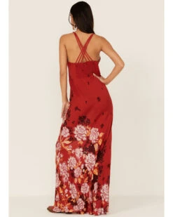 Free People Women's Get To You Floral Print Maxi Dress 7 Free People Women's Get To You Floral Print Maxi Dress -Western Cowboy 2000371753 600 P4