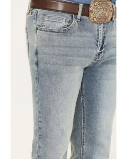 Hooey Men's Revolver Light Wash Slim Straight Reflex Jeans  -Western Cowboy 2000375479 412 P4