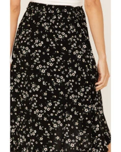Beyond The Radar Women's Floral Print Midi Skirt -Western Cowboy 2000375601 001 P4
