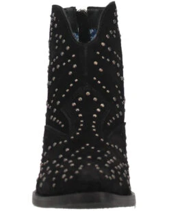 Dingo Women's Denim N Diamonds Studded Western Fashion Booties - Round Toe  -Western Cowboy 2000377932 001 P4