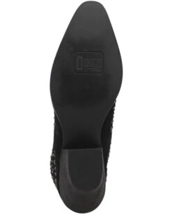 Dingo Women's Denim N Diamonds Studded Western Fashion Booties - Round Toe  -Western Cowboy 2000377932 001 P7