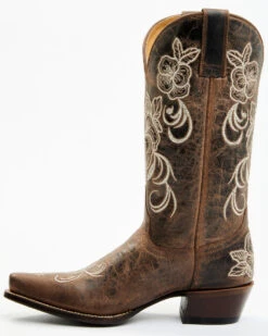 Shyanne Women's Lasy Floral Embroidered Western Boots - Snip Toe  -Western Cowboy 2000378396 200 P3