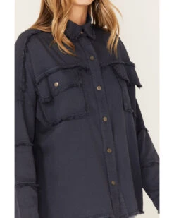 Revel Women's Rock & Roll Embroidered Long Sleeve Shacket  -Western Cowboy 2000378790 410 P3