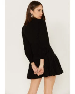 Maggie Sweet Women's Jimena Long Sleeve Ruffle Dress -Western Cowboy 2000378962 001 P4