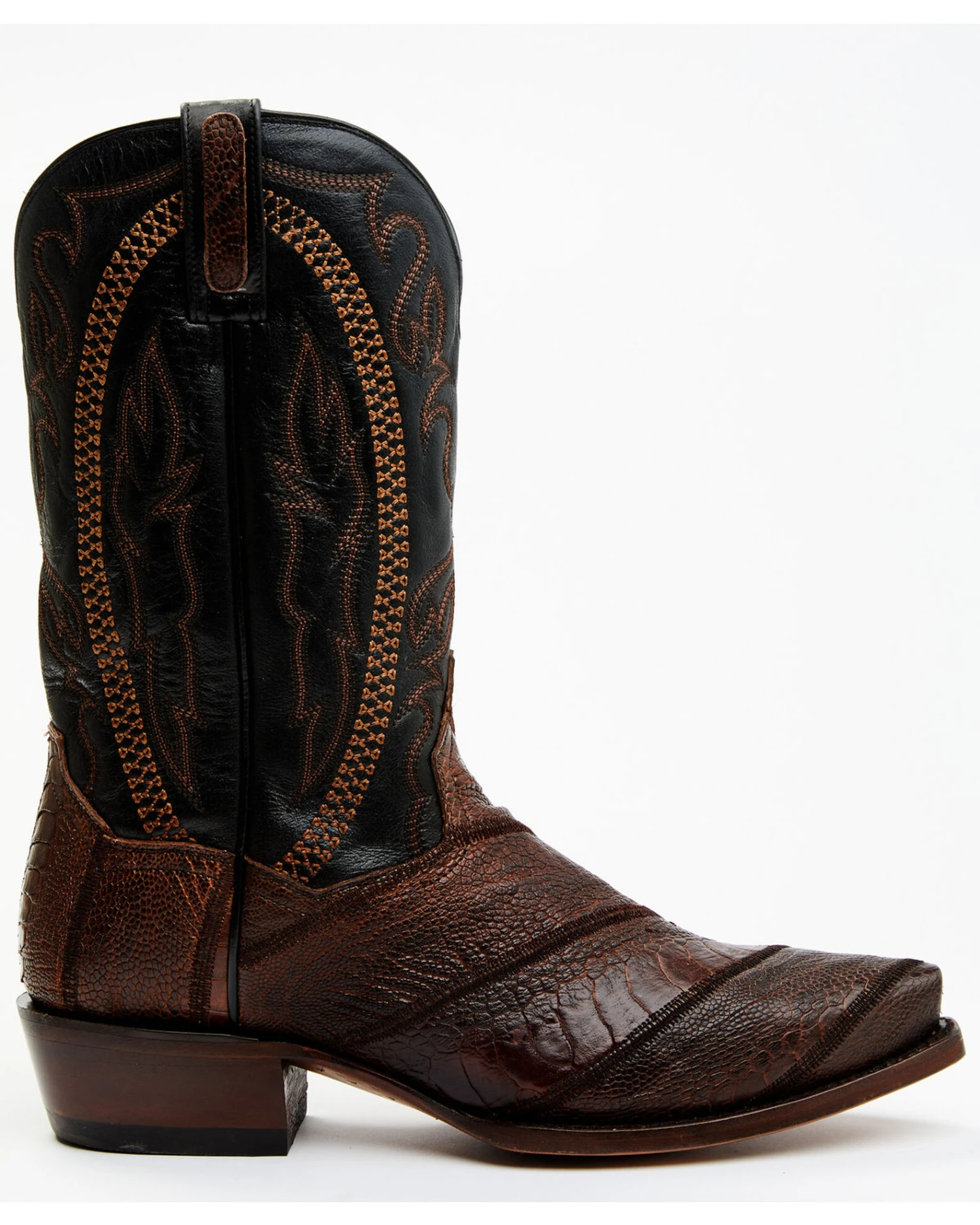 Dan Post Men's Exotic Ostrich Leg Western Boots - Snip Toe 2 Dan Post Men's Exotic Ostrich Leg Western Boots - Snip Toe - Image 2