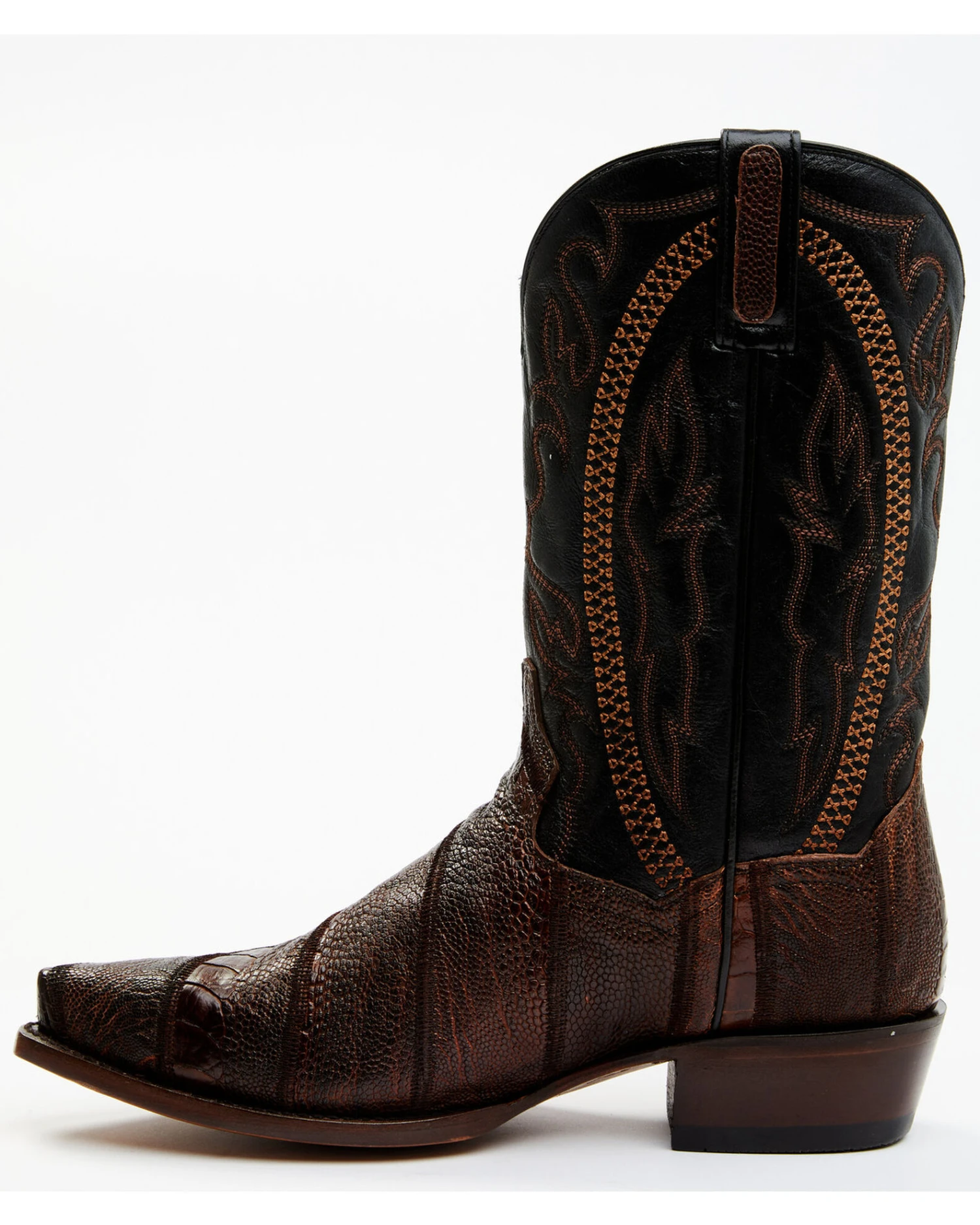 Dan Post Men's Exotic Ostrich Leg Western Boots - Snip Toe 3 Dan Post Men's Exotic Ostrich Leg Western Boots - Snip Toe - Image 3
