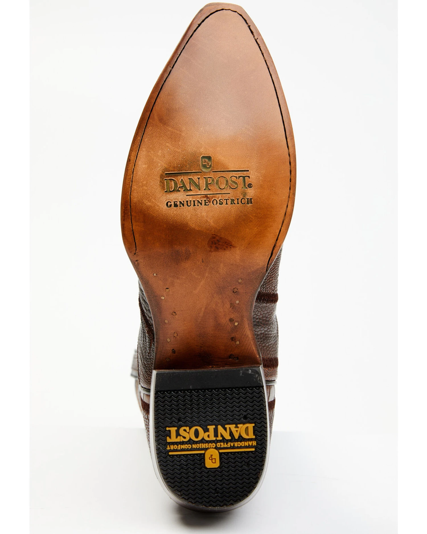 Dan Post Men's Exotic Ostrich Leg Western Boots - Snip Toe 7 Dan Post Men's Exotic Ostrich Leg Western Boots - Snip Toe - Image 7