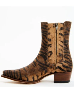 Sendra Women's Tiger Print Western Booties - Snip Toe -Western Cowboy 2000382417 200 P3
