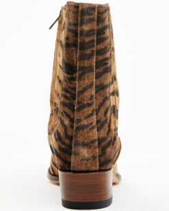 Sendra Women's Tiger Print Western Booties - Snip Toe -Western Cowboy 2000382417 200 P5