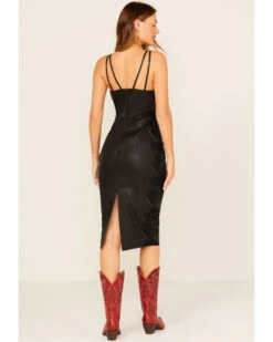 Wonderwest Women's Studded Leather Dress 9 Wonderwest Women's Studded Leather Dress -Western Cowboy 2000382477 001 P5