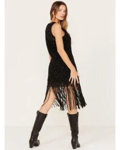 Wonderwest Women's Fringe Hem Mini Dress -Western Cowboy 2000382478 001 P5