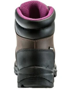 Avenger Women's Builder Mid 6" Lace-Up Waterproof Hiking Work Boot - Steel Toe -Western Cowboy 2000383109 200 P5