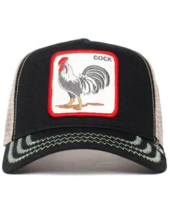 Goorin Bros Men's Black Rooster Patch Ball Cap -Western Cowboy 2000384070 001 P3