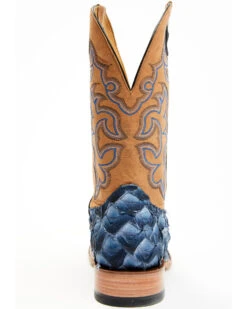 Cody James Men's Exotic Pirarucu Western Boots - Broad Square Toe  -Western Cowboy 2000386770 400 P5